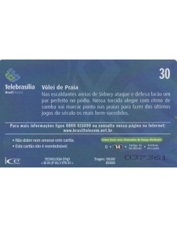 TELEBRASILIA - JOGOS OLIMPICOS -SIDNEY 2000 - VOLEI DE PRAIA