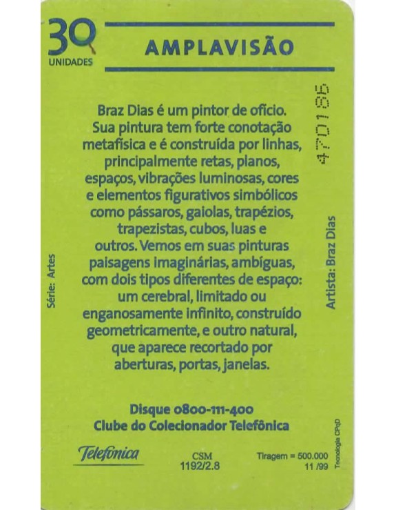 TELEFONICA - SERIE ARTES - AMPLAVISAO