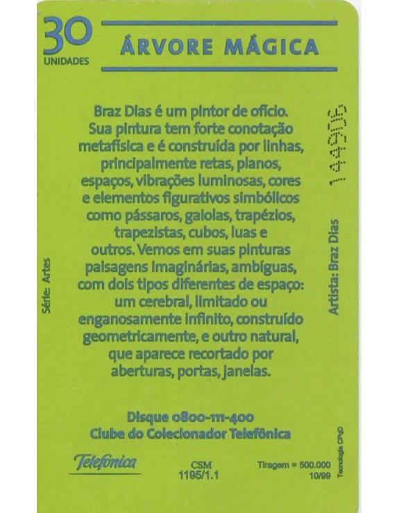 TELEFONICA - SERIE ARTES - ARVORE MAGICA
