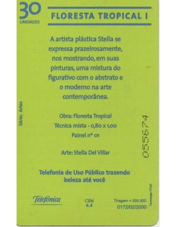 TELEFONICA - SERIE ARTES - FLORESTA TROPICAL I