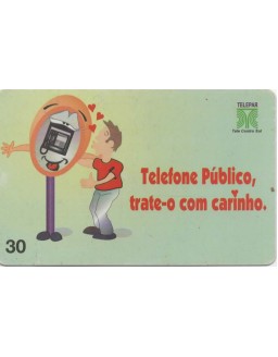 TELEFONE PUBLICO - TRATE-O COM CARINHO
