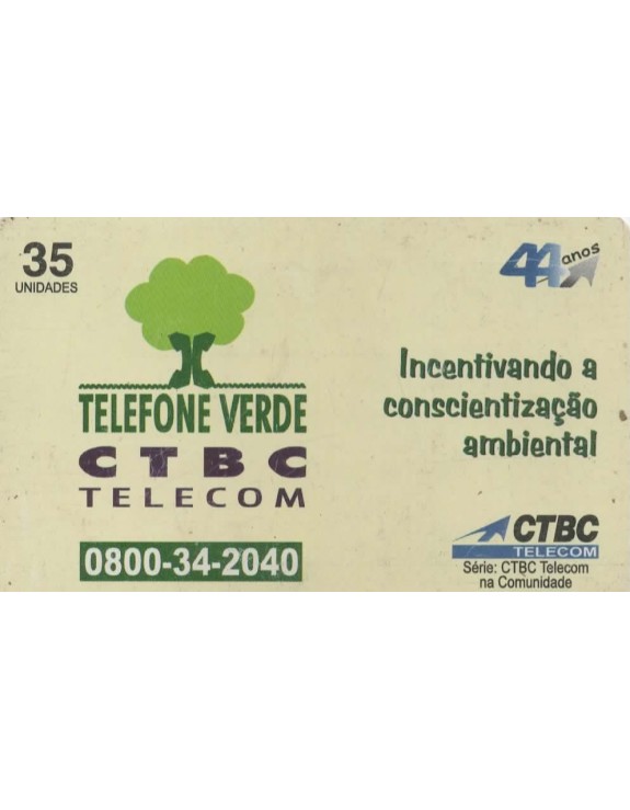 CTBC - TELEFONE VERDE