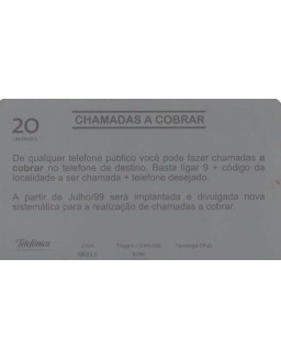 TELEFONICA - CHAMADAS A COBRAR