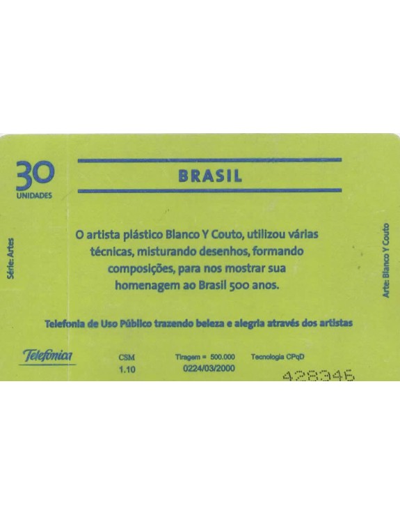 TELEFONICA - SERIE ARTES - BRASIL