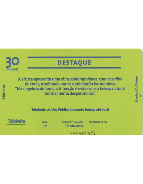 TELEFONICA - SERIE ARTES - DESTAQUE
