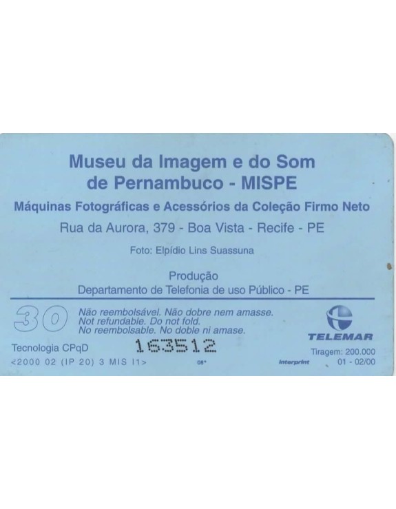 TELEMAR - MUSEU DA IMAGEM E DO SOM DE PERNAMBUCO - MISPE