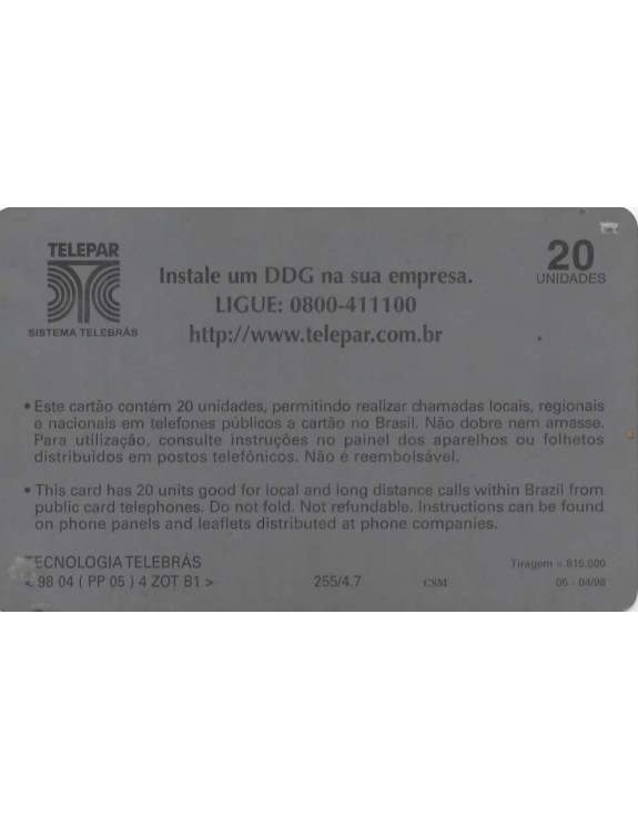 TELEPAR - LIGUE PARA MIM 0800 E GRATIS