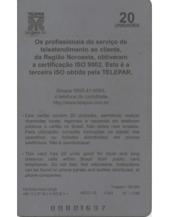 TELEPAR - ISO 9002 NIVEL 104