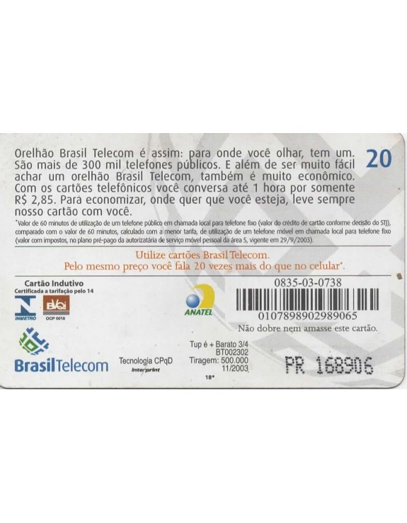 BRASIL TELECOM - ORELHOES