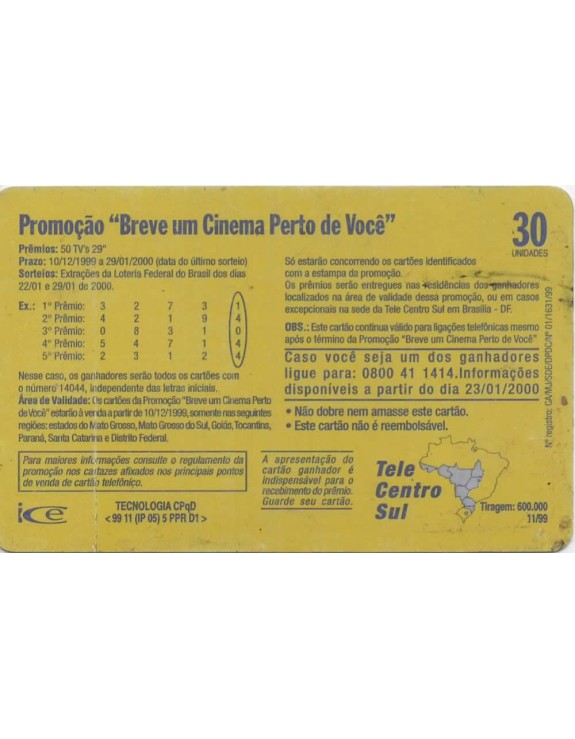 TELEPAR - PROMOÇÃO BREVE UM CINEMA PERTO DE VOCE