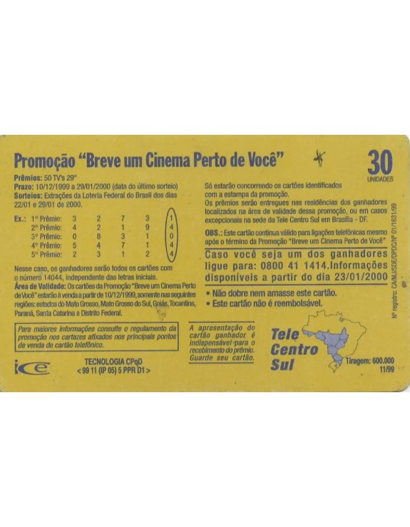 TELEPAR - PROMOÇÃO BREVE UM CINEMA PERTO DE VOCE
