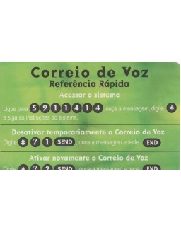 TELEPAR CELULAR - CORREIO DE VOZ
