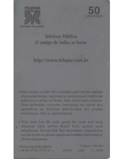 TELEPAR INFORMA - PREÇOS OFICIAIS DAS FICHAS E CARTOES TELEFONICOS