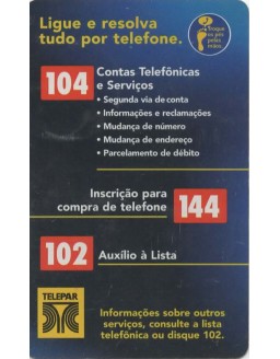 TELEPAR - LIGUE E RESOLVA TUDO POR TELEFONE