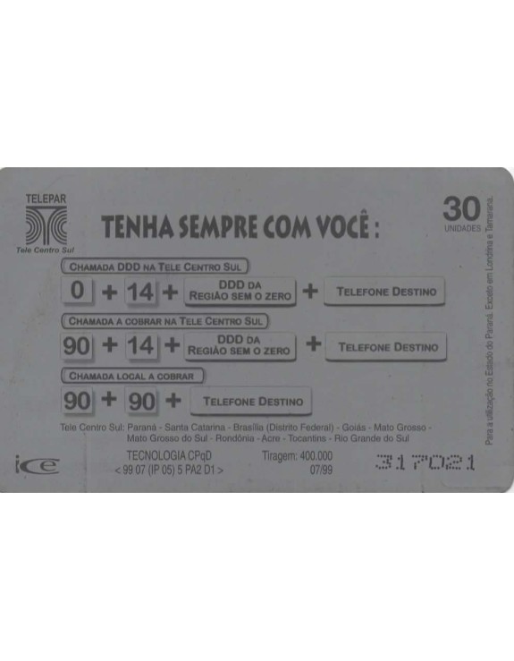 TELEPAR - O DDD DAQUI 14