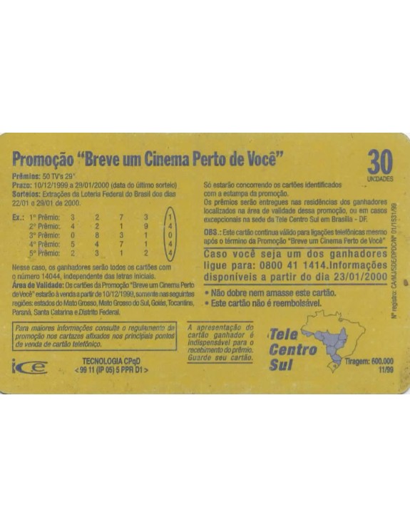 TELEPAR - PROMOÇÃO BREVE UM CINEMA PERTO DE VOCE