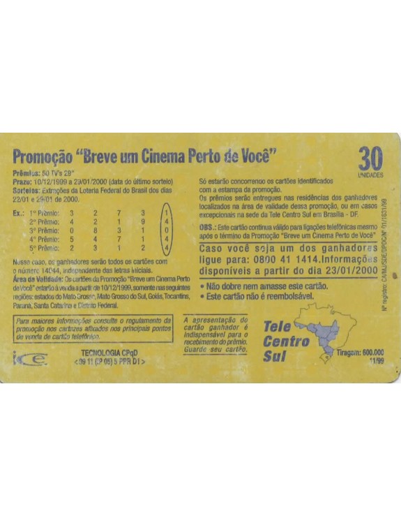 TELEPAR - PROMOÇÃO BREVE UM CINEMA PERTO DE VOCE