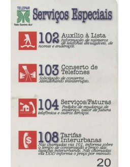 TELEPAR - SERVIÇOS ESPECIAIS