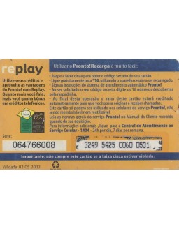 TIM - CREDITOS TELEFONICOS - PRONTO RECARGA 15,00