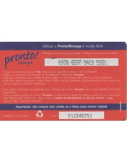 TIM - CREDITOS TELEFONICOS - PRONTO RECARGA 10,00