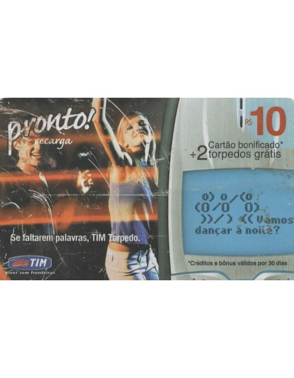 TIM - CREDITOS TELEFONICOS - PRONTO RECARGA TORPEDO