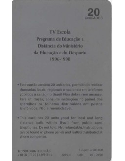 TV ESCOLA - 2 ANOS TV ESCOLA 1996/1998