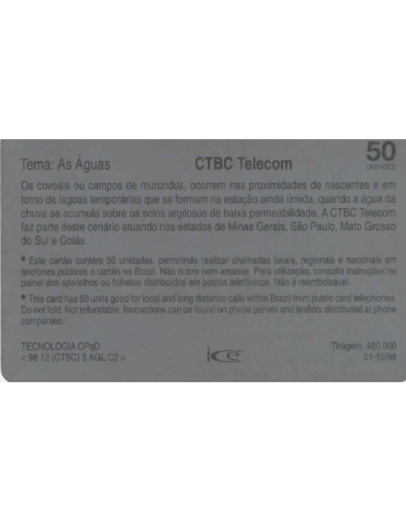 CTBC - SERIE UM OLHAR SOBRE O CERRADO - TEMA : AS AGUAS