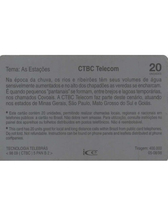 CTBC - SERIE UM OLHAR SOBRE O CERRADO - TEMA : AS ESTAÇÕES