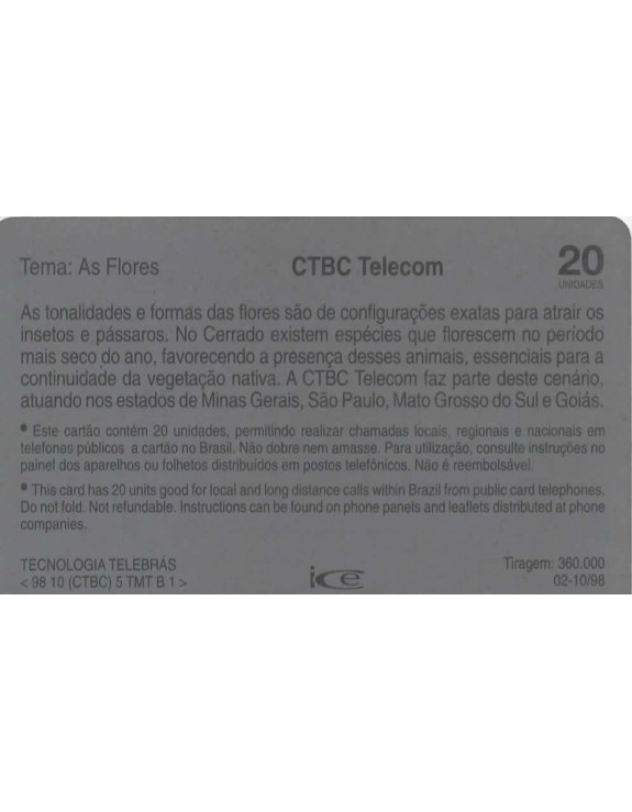 CTBC - SERIE UM OLHAR SOBRE O CERRADO - TEMA : AS FLORES