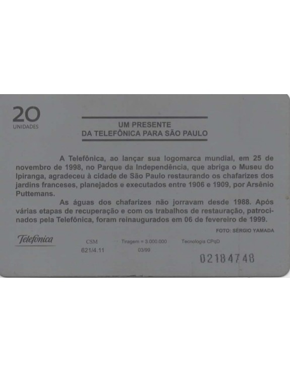 TELEFONICA - UM PRESENTE DA TELEFONICA PARA SAO PAULO 