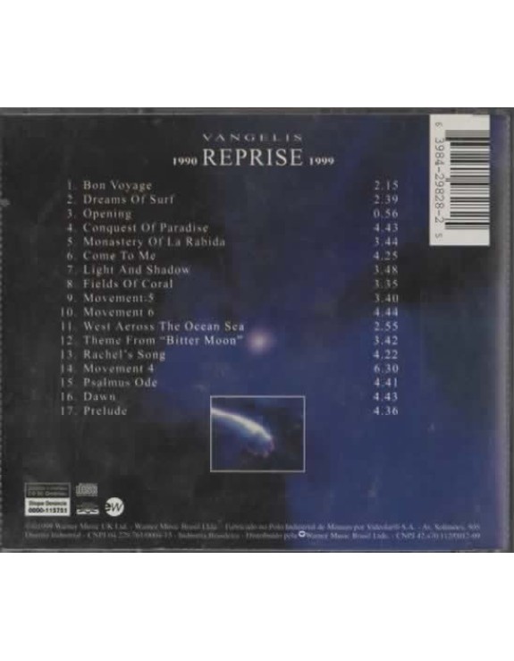 VANGELIS 1990 REPRISE 1999