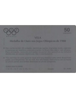 VELA - MEDALHA DE OURO NOS JOGOS OLIMPICOS DE 1980