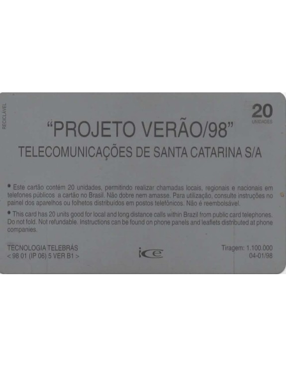 PROJETO VERAO/98 - TELESC
