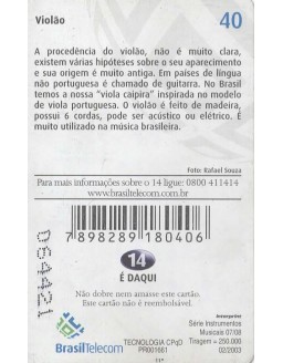 SERIE INSTRUMENTOS MUSICAIS 07/08 - VIOLAO