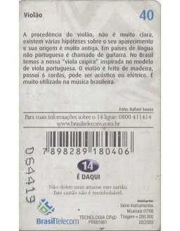 SERIE INSTRUMENTOS MUSICAIS 07/08 - VIOLAO
