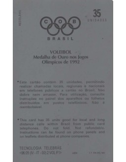 VOLEIBOL - MEDALHA DE OURO NOS JOGOS OLIMPICOS 1992