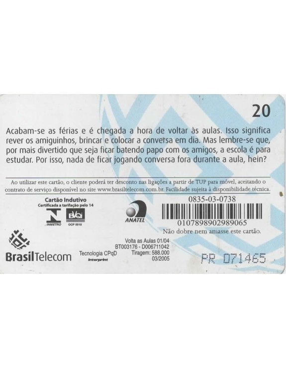 VOLTA AS AULAS 01/04