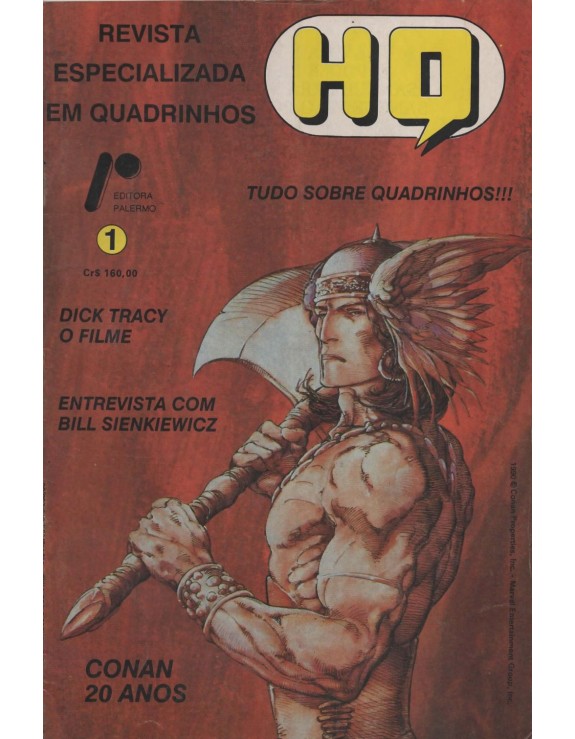 HQ REVISTA ESPECIALIZADA EM QUADRINHOS 01